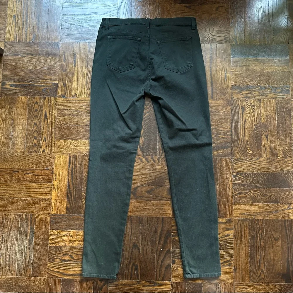 J BRAND JEANS MARIA HIGH-RISE SKINNY LEG STRETCH COTTON EVERGREEN NWT - SIZE 30 - Picture 3 of 9